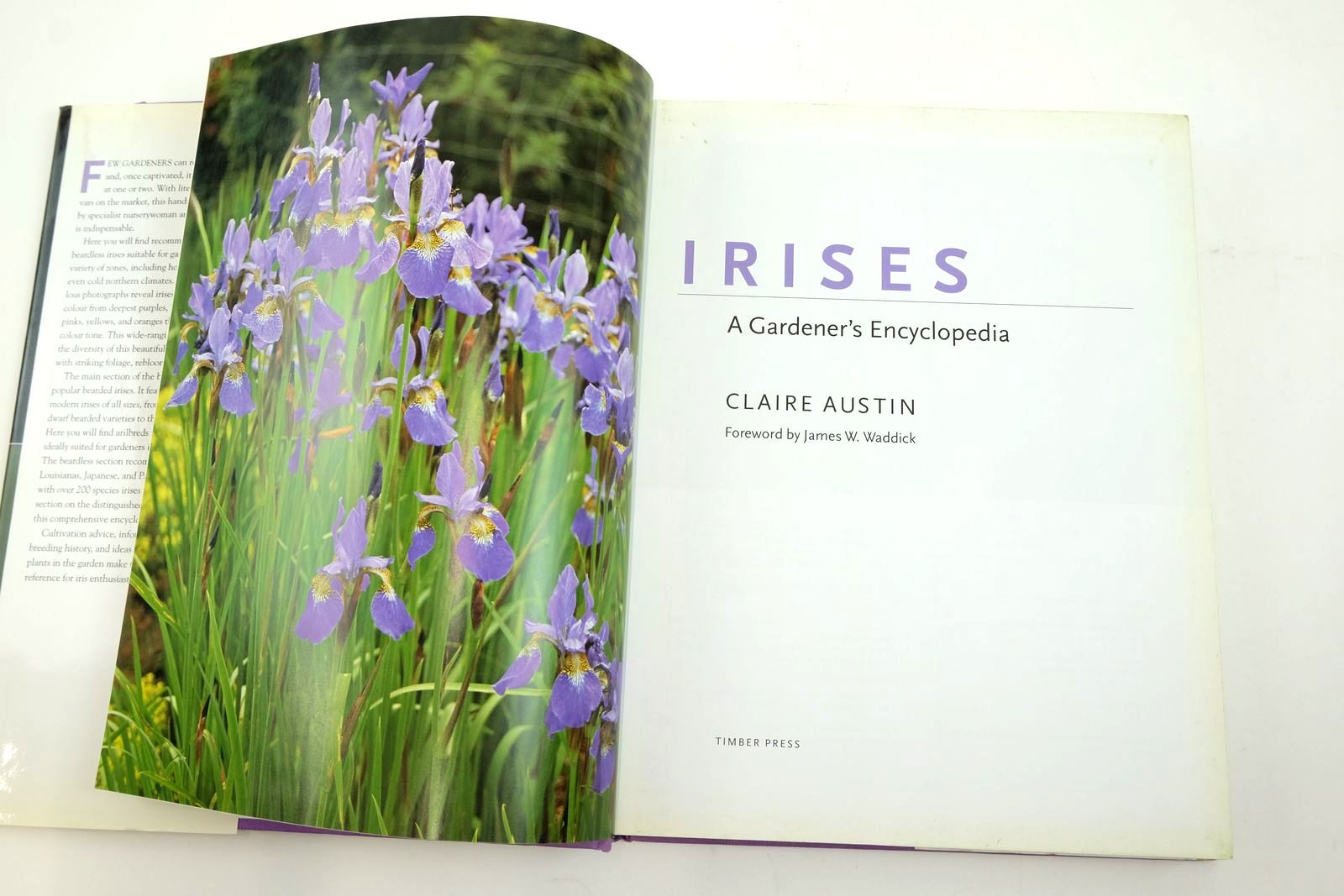 Photo of IRISES: A GARDENER'S ENCYCLOPEDIA written by Austin, Claire
Waddick, James W. published by Timber Press (STOCK CODE: 2139609)  for sale by Stella & Rose's Books