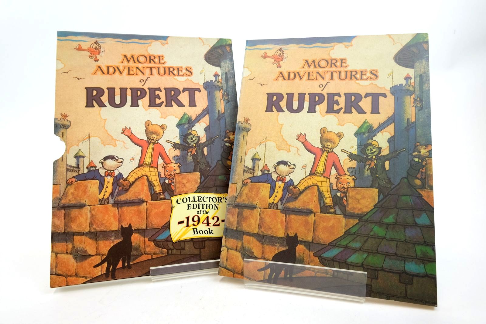 Photo of RUPERT ANNUAL 1942 (FACSIMILE) - MORE ADVENTURES OF RUPERT written by Bestall, Alfred illustrated by Bestall, Alfred published by Pedigree Books Limited (STOCK CODE: 2139664)  for sale by Stella & Rose's Books