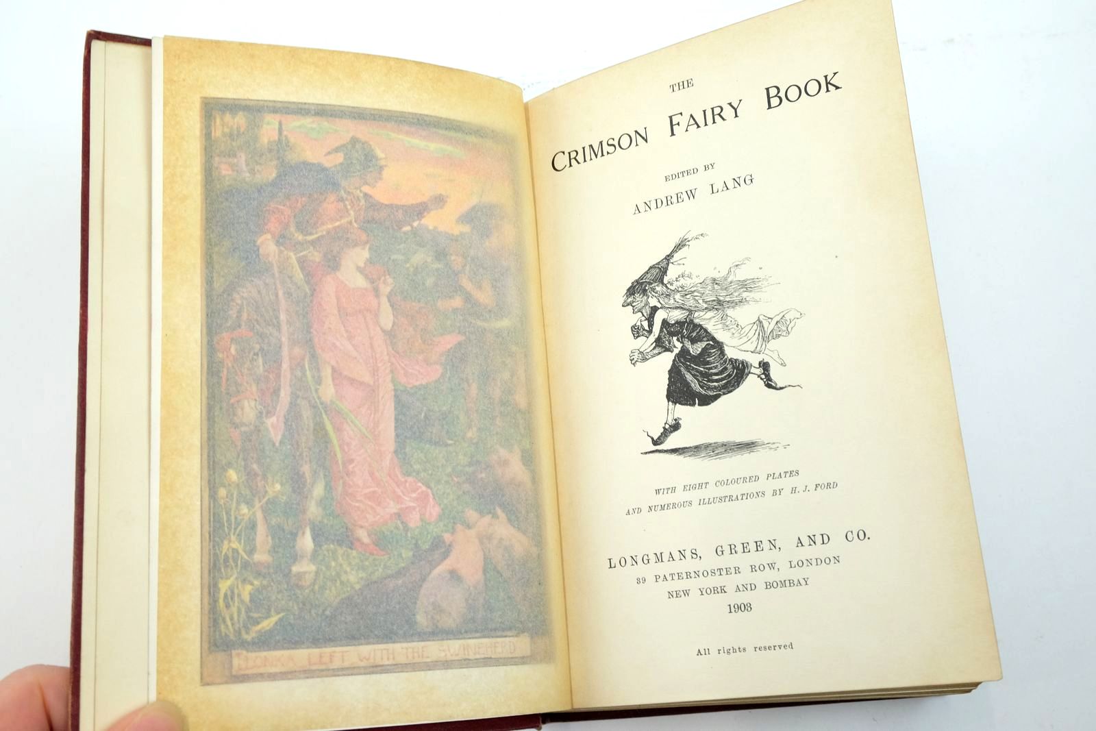 Photo of THE CRIMSON FAIRY BOOK written by Lang, Andrew illustrated by Ford, H.J. published by Longmans, Green & Co. (STOCK CODE: 2139760)  for sale by Stella & Rose's Books