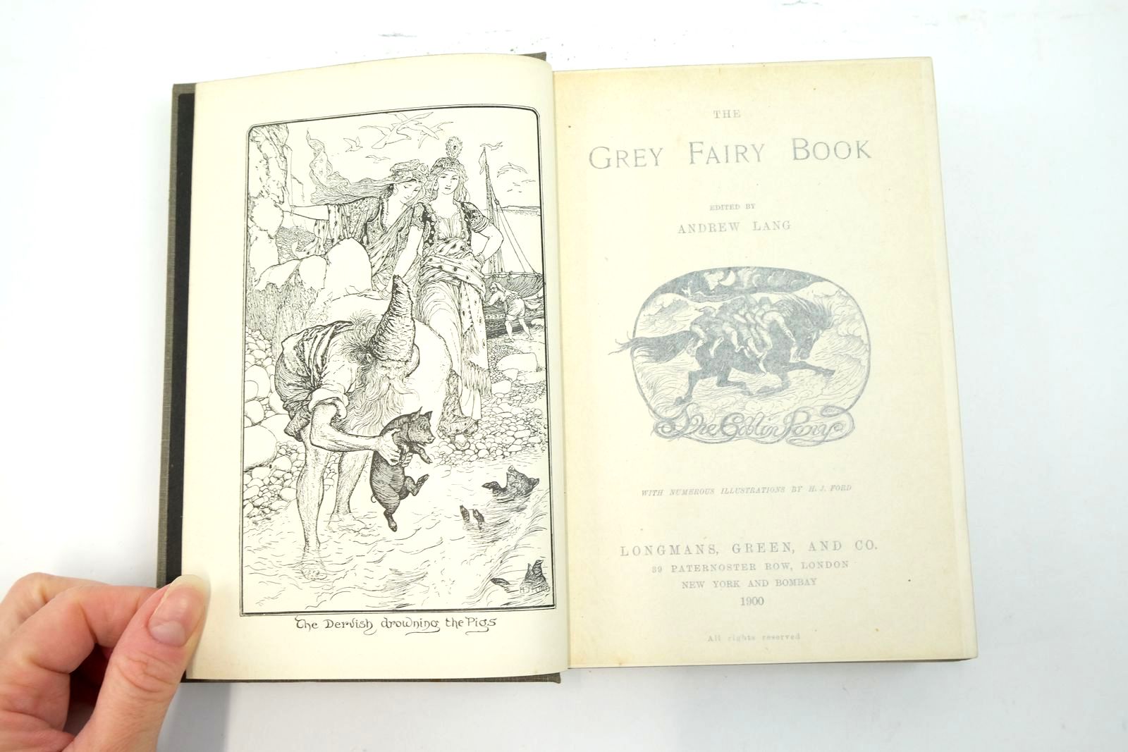 Photo of THE GREY FAIRY BOOK written by Lang, Andrew illustrated by Ford, H.J. published by Longmans, Green & Co. (STOCK CODE: 2139763)  for sale by Stella & Rose's Books