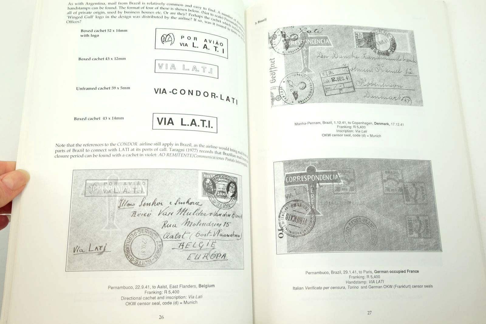 Photo of THE ITALIAN SOUTH ATLANTIC AIR MAIL SERVICE: 1939-1941 written by Beith, Richard
Field, John C.W. published by Richard Beith Associates (STOCK CODE: 2139828)  for sale by Stella & Rose's Books