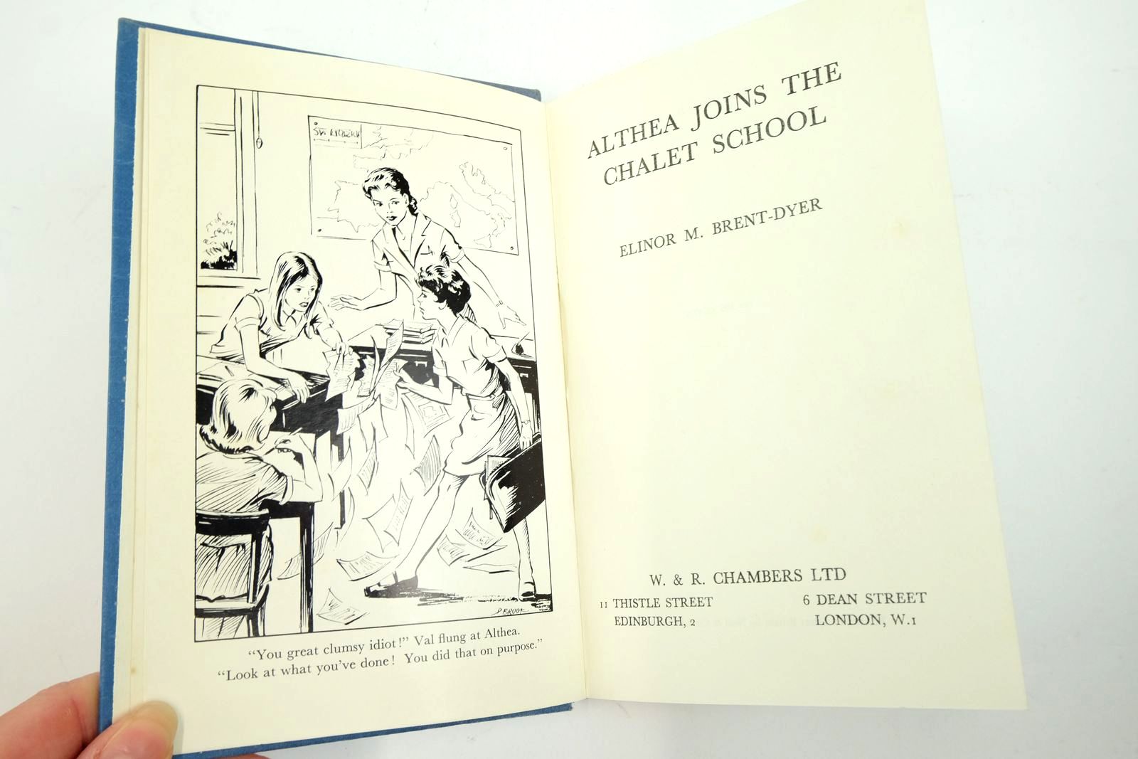 Photo of ALTHEA JOINS THE CHALET SCHOOL written by Brent-Dyer, Elinor M. illustrated by Brook, D. published by W. & R. Chambers Limited (STOCK CODE: 2140010)  for sale by Stella & Rose's Books