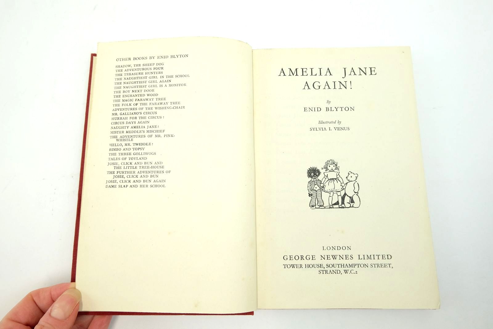 Photo of AMELIA JANE AGAIN written by Blyton, Enid illustrated by Venus, Sylvia published by George Newnes Ltd. (STOCK CODE: 2140013)  for sale by Stella & Rose's Books