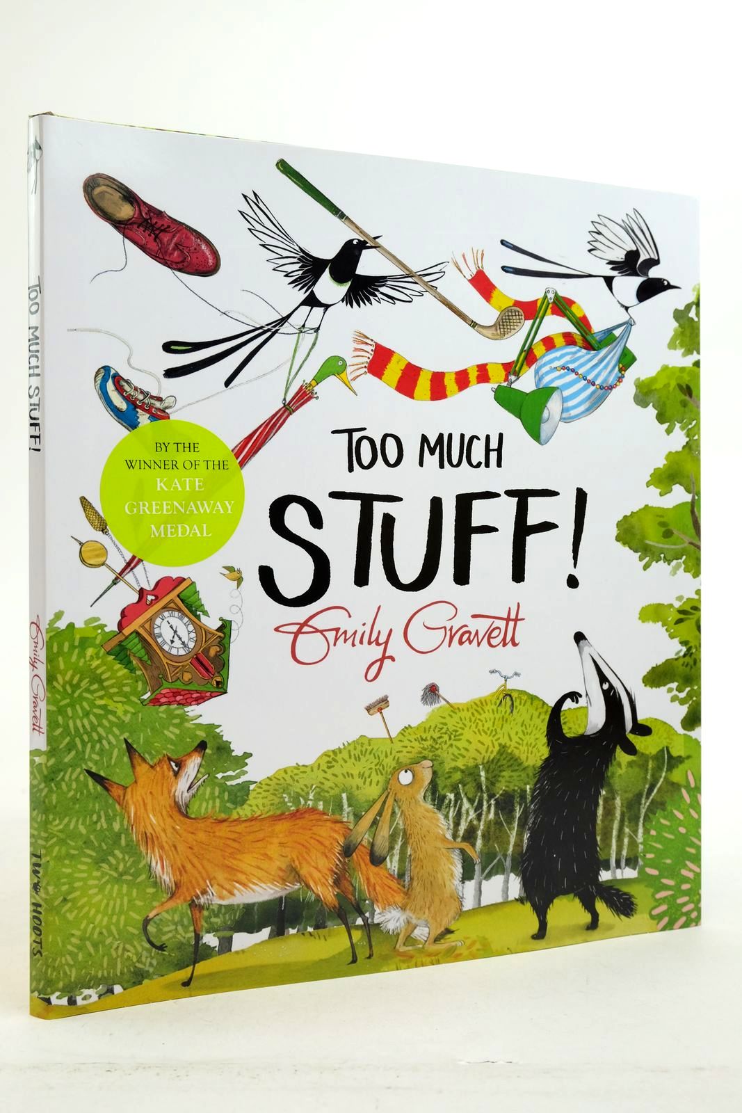 Photo of TOO MUCH STUFF! written by Gravett, Emily illustrated by Gravett, Emily published by Two Hoots (STOCK CODE: 2140317)  for sale by Stella & Rose's Books
