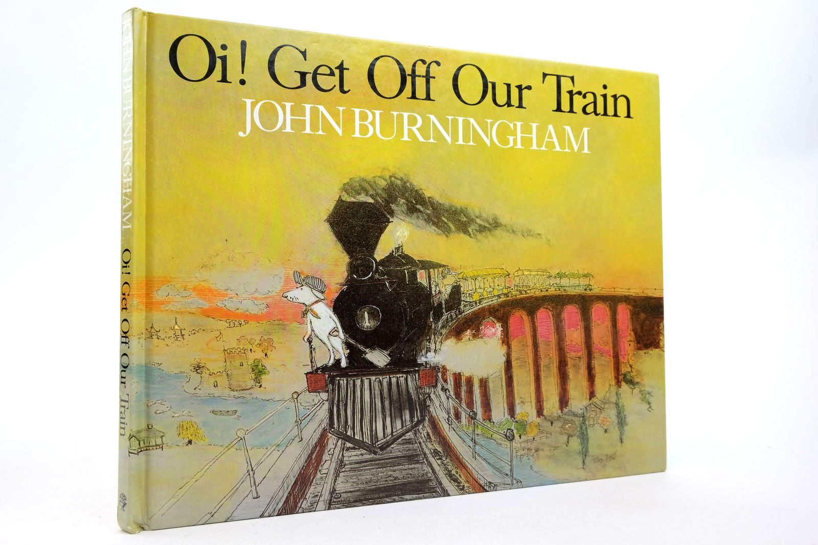 Photo of OI! GET OFF OUR TRAIN written by Burningham, John illustrated by Burningham, John published by Jonathan Cape (STOCK CODE: 2140330)  for sale by Stella & Rose's Books