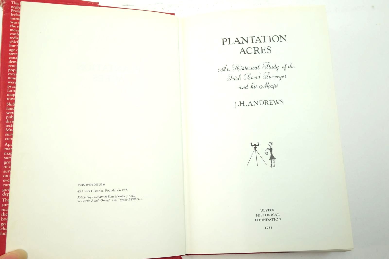 Photo of PLANTATION ACRES: AN HISTORICAL STUDY OF THE IRISH LAND SURVEYOR AND HIS MAPS written by Andrews, J.H. published by Ulster Historical Foundation (STOCK CODE: 2140440)  for sale by Stella & Rose's Books