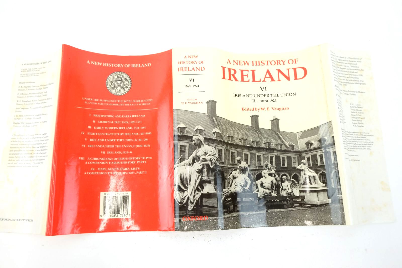 Photo of A NEW HISTORY OF IRELAND VI: IRELAND UNDER THE UNION, II 1870-1921 written by Vaughan, W.E.
et al, published by Clarendon Press (STOCK CODE: 2140527)  for sale by Stella & Rose's Books