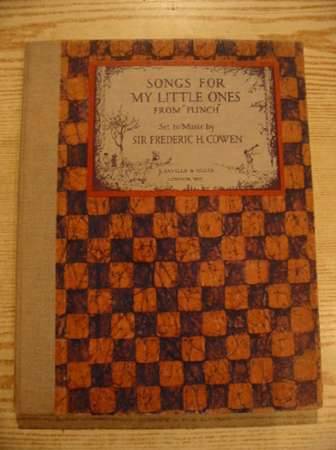 Photo of SONGS FOR MY LITTLE ONES FROM PUNCH written by Cowen, Sir Frederic illustrated by Bellotti,  published by J. Saville & Co. Ltd. (STOCK CODE: 313990)  for sale by Stella & Rose's Books