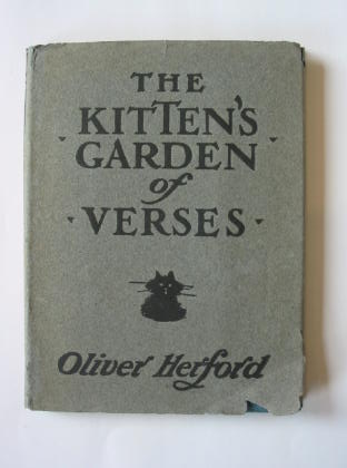 Photo of THE KITTEN'S GARDEN OF VERSES written by Herford, Oliver illustrated by Herford, Oliver published by Bickers &amp; Son (STOCK CODE: 384322)  for sale by Stella & Rose's Books