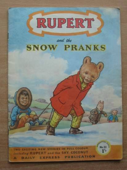 Photo of RUPERT ADVENTURE SERIES No. 31 - RUPERT AND THE SNOW PRANKS- Stock Number: 428727