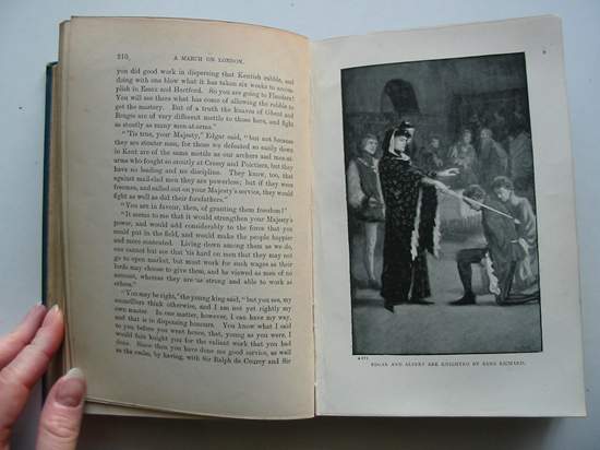 Photo of A MARCH ON LONDON written by Henty, G.A. illustrated by Margetson, W.H. published by Blackie & Son Ltd. (STOCK CODE: 440809)  for sale by Stella & Rose's Books