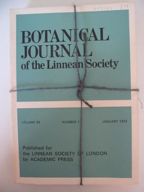 Photo of BOTANICAL JOURNAL OF THE LINNEAN SOCIETY VOLUME 65 published by Academic Press (STOCK CODE: 559273)  for sale by Stella & Rose's Books