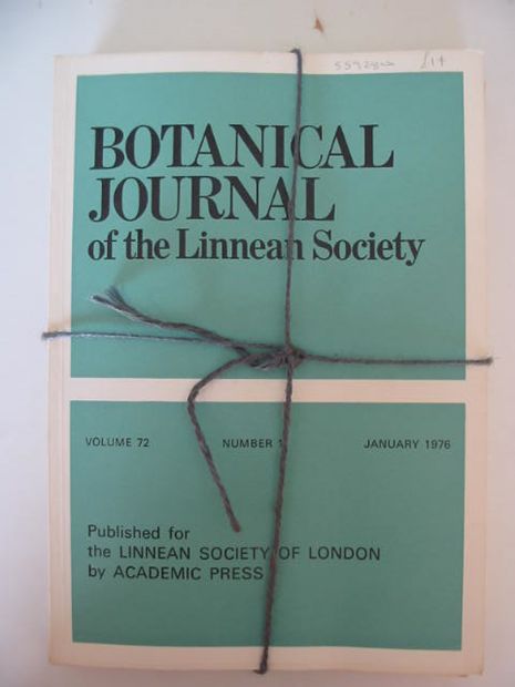 Photo of BOTANICAL JOURNAL OF THE LINNEAN SOCIETY VOLUME 72 published by Academic Press (STOCK CODE: 559280)  for sale by Stella & Rose's Books