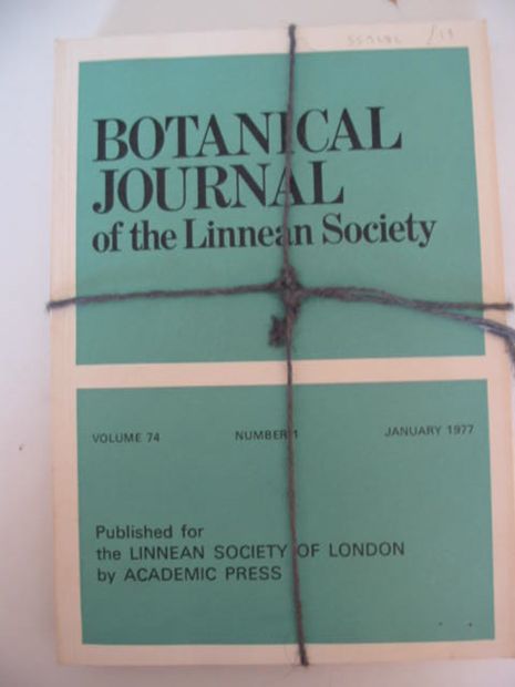Photo of BOTANICAL JOURNAL OF THE LINNEAN SOCIETY VOLUME 74 published by Academic Press (STOCK CODE: 559282)  for sale by Stella & Rose's Books