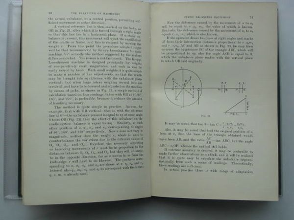 Photo of THE BALANCING OF MACHINERY written by Fletcher, C. Norman published by Emmott & Company Limited (STOCK CODE: 559969)  for sale by Stella & Rose's Books