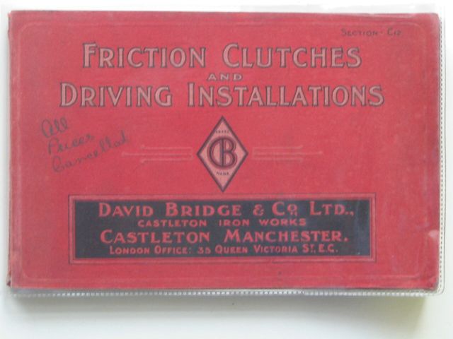 Photo of FRICTION CLUTCHES AND DRIVING INSTALLATIONS- Stock Number: 561411