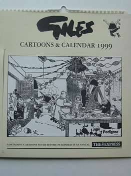 Photo of GILES CARTOONS & CALENDAR 1999- Stock Number: 563485