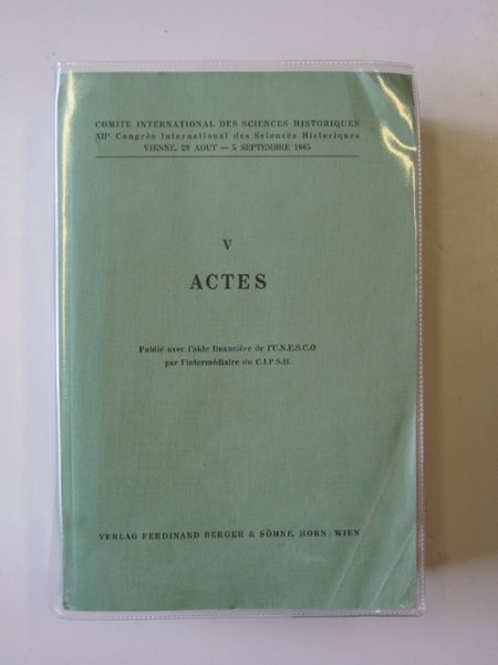 Photo of ACTES published by Ferdinand Berger & Sohne (STOCK CODE: 582677)  for sale by Stella & Rose's Books