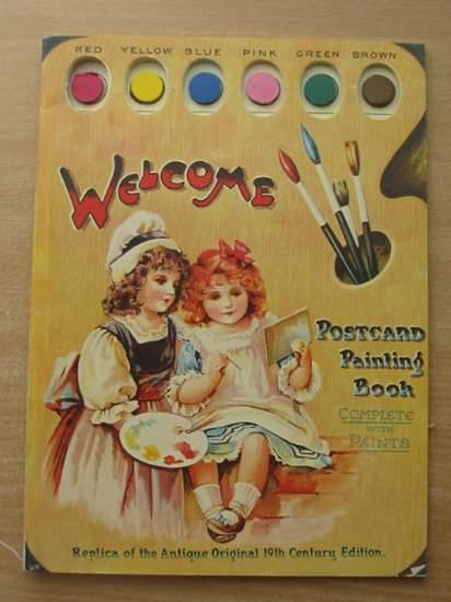 Photo of WELCOME POSTCARD PAINTING BOOK published by Merrimack Publishing Corp. (STOCK CODE: 583443)  for sale by Stella & Rose's Books