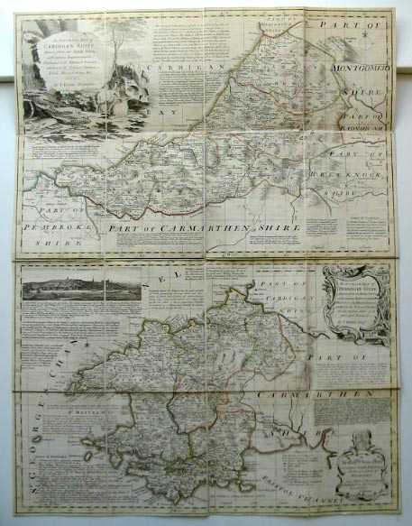 Photo of AN ACCURATE MAP OF CARDIGANSHIRE AND AN ACCURATE MAP OF PEMBROKESHIRE- Stock Number: 586163