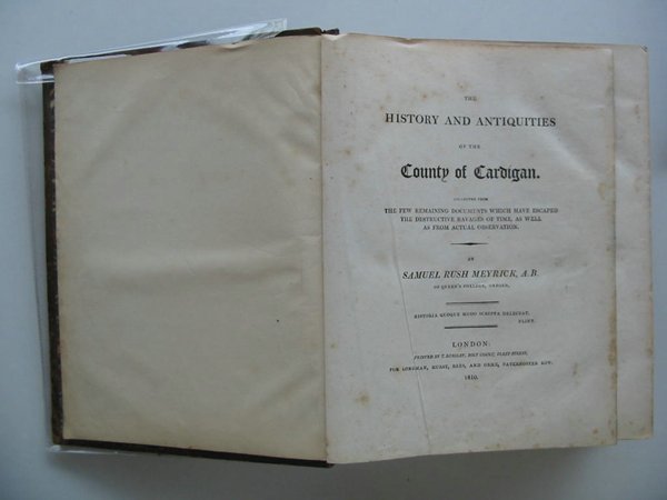 Photo of THE HISTORY AND ANTIQUITIES OF THE COUNTY OF CARDIGAN- Stock Number: 586304