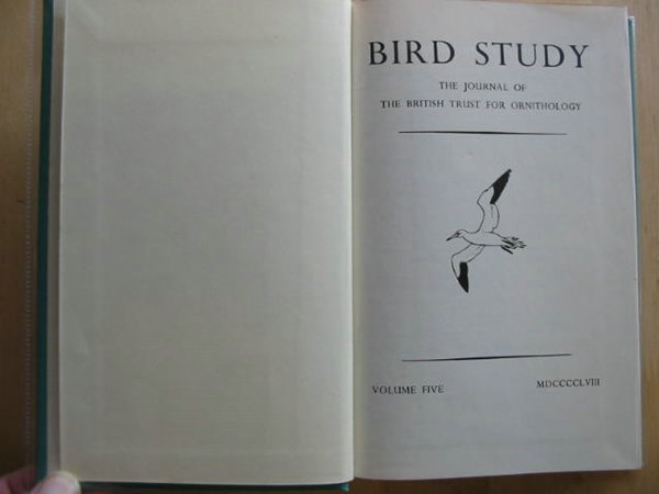 Photo of BIRD STUDY VOLUMES 5-6 published by British Trust for Ornithology (STOCK CODE: 590603)  for sale by Stella & Rose's Books