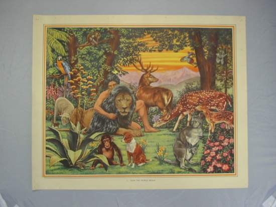 Photo of OLD TESTAMENT BIBLE PICTURES/REFERENCE BOOK TO OLD TESTAMENT BIBLE PLATES written by Blyton, Enid illustrated by Turner, John published by Macmillan & Co. Ltd. (STOCK CODE: 591918)  for sale by Stella & Rose's Books