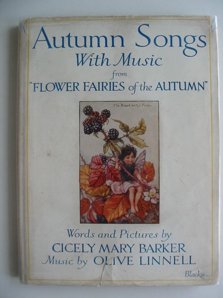 Photo of AUTUMN SONGS WITH MUSIC written by Barker, Cicely Mary Linnell, Olive illustrated by Barker, Cicely Mary published by Blackie &amp; Son Ltd. (STOCK CODE: 594244)  for sale by Stella & Rose's Books