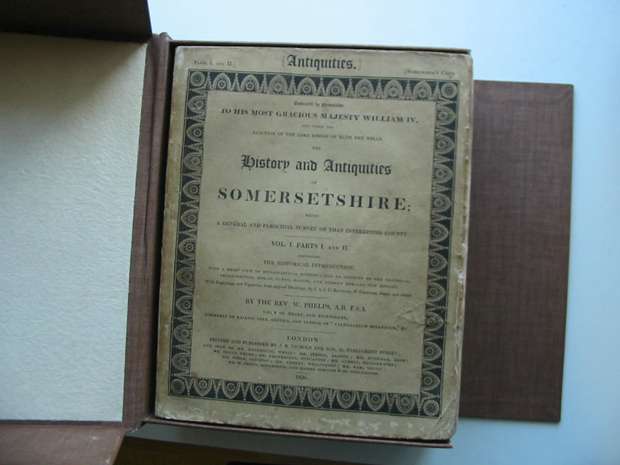 Photo of THE HISTORY AND ANTIQUITIES OF SOMERSETSHIRE written by Phelps, William published by J.B. Nichols and Son (STOCK CODE: 595693)  for sale by Stella & Rose's Books