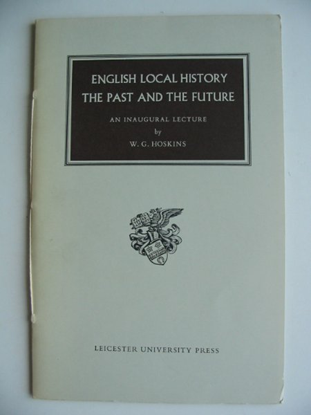 Photo of ENGLISH LOCAL HISTORY THE PAST AND THE FUTURE- Stock Number: 596156