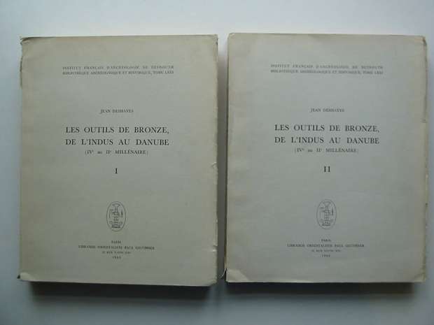 Photo of LES OUTILS DE BRONZE, DE L'INDUS AU DANUBE (2 VOLUMES)- Stock Number: 597664