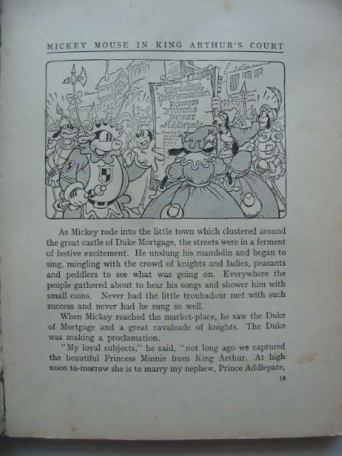 Photo of MICKEY MOUSE IN KING ARTHUR'S COURT written by Disney, Walt illustrated by Disney, Walt published by Dean & Son Ltd. (STOCK CODE: 602117)  for sale by Stella & Rose's Books