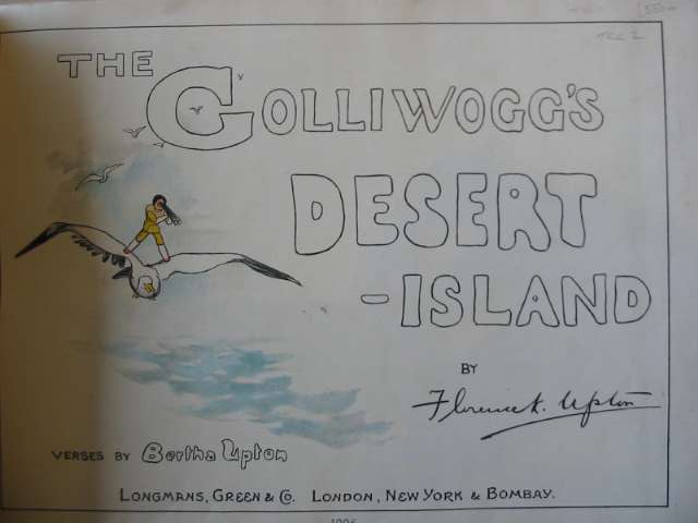 Photo of THE GOLLIWOGG'S DESERT ISLAND written by Upton, Bertha illustrated by Upton, Florence published by Longmans, Green & Co. (STOCK CODE: 604491)  for sale by Stella & Rose's Books