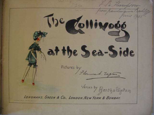 Photo of THE GOLLIWOGG AT THE SEA-SIDE written by Upton, Bertha illustrated by Upton, Florence published by Longmans, Green & Co. (STOCK CODE: 615072)  for sale by Stella & Rose's Books
