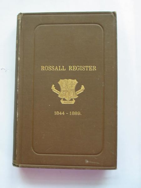 Photo of THE ROSSALL REGISTER 1844-1889 written by King, W. published by Richard Clay &amp; Sons Ltd. (STOCK CODE: 628436)  for sale by Stella & Rose's Books