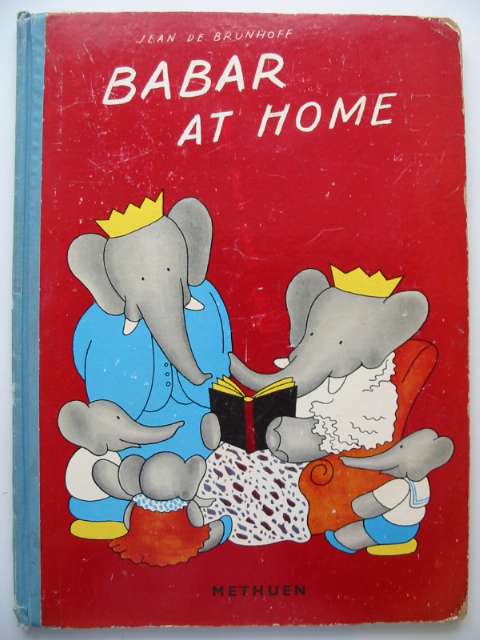 Photo of BABAR AT HOME written by De Brunhoff, Jean illustrated by De Brunhoff, Jean published by Methuen & Co. Ltd. (STOCK CODE: 630032)  for sale by Stella & Rose's Books