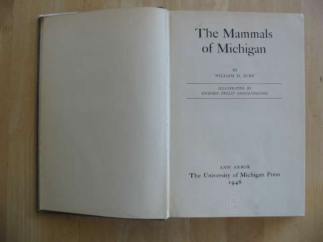 Photo of THE MAMMALS OF MICHIGAN- Stock Number: 656756