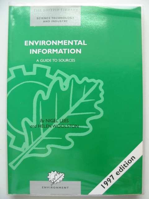 Photo of ENVIRONMENTAL INFORMATION A GUIDE TO SOURCES written by Lees, Nigel Woolston, Helen published by The British Library (STOCK CODE: 680563)  for sale by Stella & Rose's Books