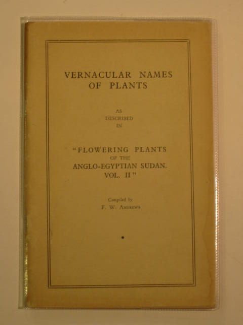 Photo of VERNACULAR NAMES OF PLANTS- Stock Number: 694865