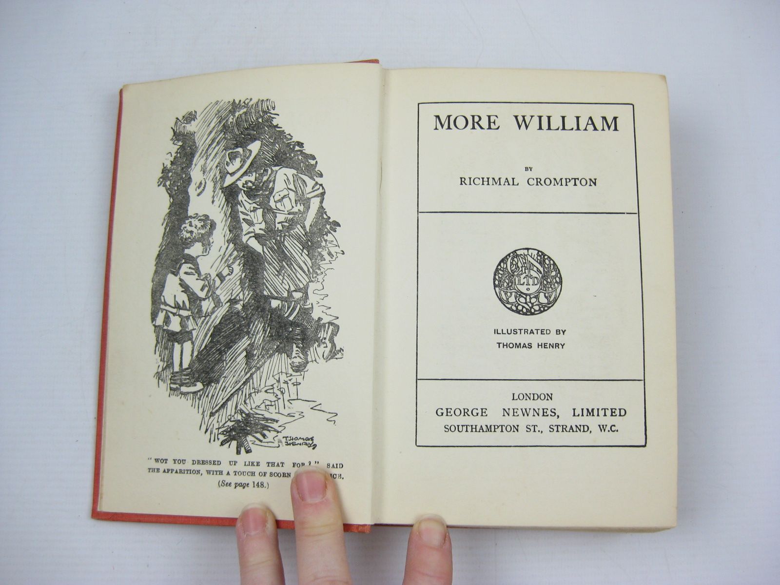 Photo of MORE WILLIAM written by Crompton, Richmal illustrated by Henry, Thomas published by George Newnes Limited (STOCK CODE: 732891)  for sale by Stella & Rose's Books