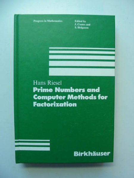 Photo of PRIME NUMBERS AND COMPUTER METHODS FOR FACTORIZATION written by Riesel, Hans published by Birkhauser (STOCK CODE: 811623)  for sale by Stella & Rose's Books