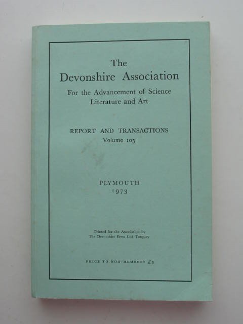 Photo of THE DEVONSHIRE ASSOCIATION FOR THE ADVANCEMENT OF SCIENCE LITERATURE AND ART- Stock Number: 821567