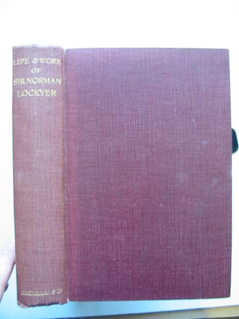 Photo of LIFE AND WORK OF SIR NORMAN LOCKYER written by Lockyer, T. Mary Lockyer, Winifred L. published by Macmillan &amp; Co. Ltd. (STOCK CODE: 823575)  for sale by Stella & Rose's Books