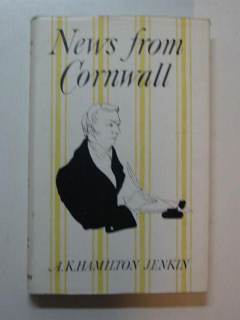 Photo of NEWS FROM CORNWALL written by Jenkin, A.K. Hamilton published by Westerway Books (STOCK CODE: 824065)  for sale by Stella & Rose's Books