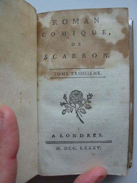 Photo of ROMAN COMIQUE DE SCARRON written by Scarron,  (STOCK CODE: 983508)  for sale by Stella & Rose's Books