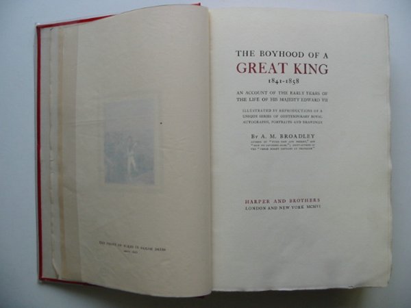 Photo of THE BOYHOOD OF A GREAT KING written by Broadley, A.M. published by Harper & Bros (STOCK CODE: 987528)  for sale by Stella & Rose's Books